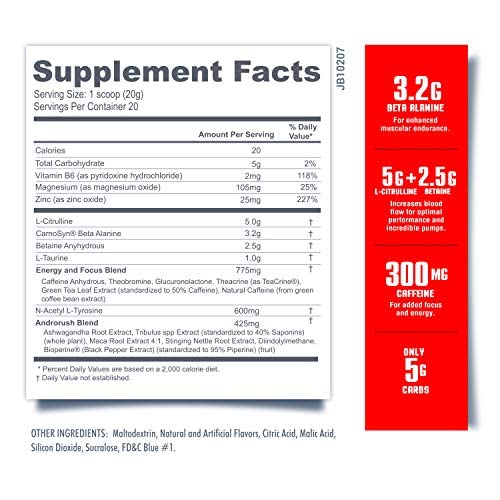 Betancourt Nutrition B-Nox Reloaded Pre Workout | Energy + Focus | Beta Alanine Betancourt Nutrition buy supplements canada