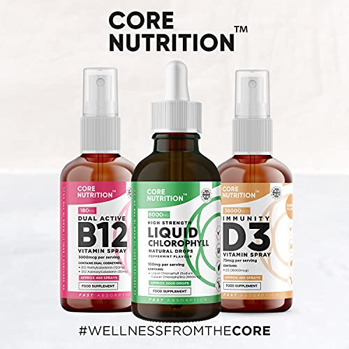 Core Nutrition Liquid Chlorophyll Drops for Water - 2 Fl. Oz for 60 Servings - 2 Month Supply Core Nutrition buy supplements canada
