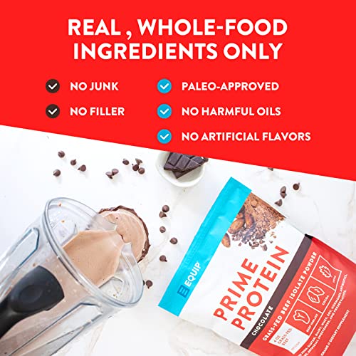 Equip Foods Prime Protein - Grass Fed Beef Protein Powder Isolate - Paleo and Keto Equip buy supplements canada