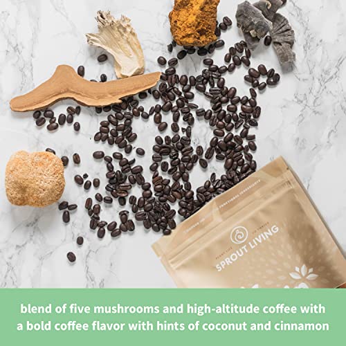 Sprout Living, Epic Protein, Plant Based Protein & Superfoods Powder, Complete Coffee Sprout Living buy supplements canada