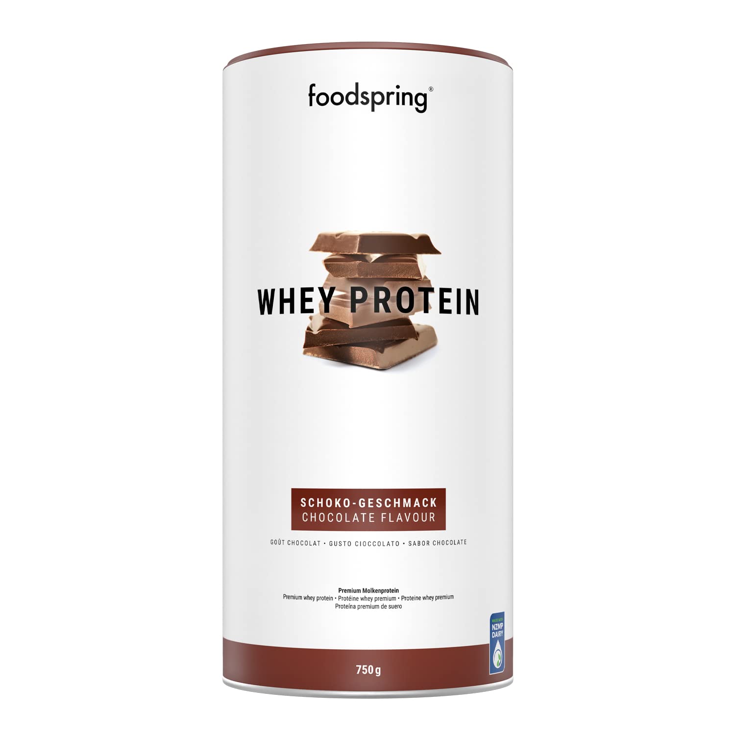 foodspring Whey Protein Powder Chocolate – with 22g Protein for Muscle Building, Perfect Solubility foodspring buy supplements canada