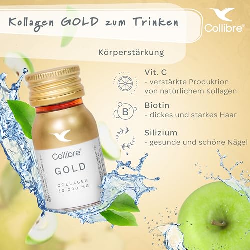 Collibre® Collagen Gold 10000mg 15 x 30ml Strong Liquid Drink Collibre buy supplements canada