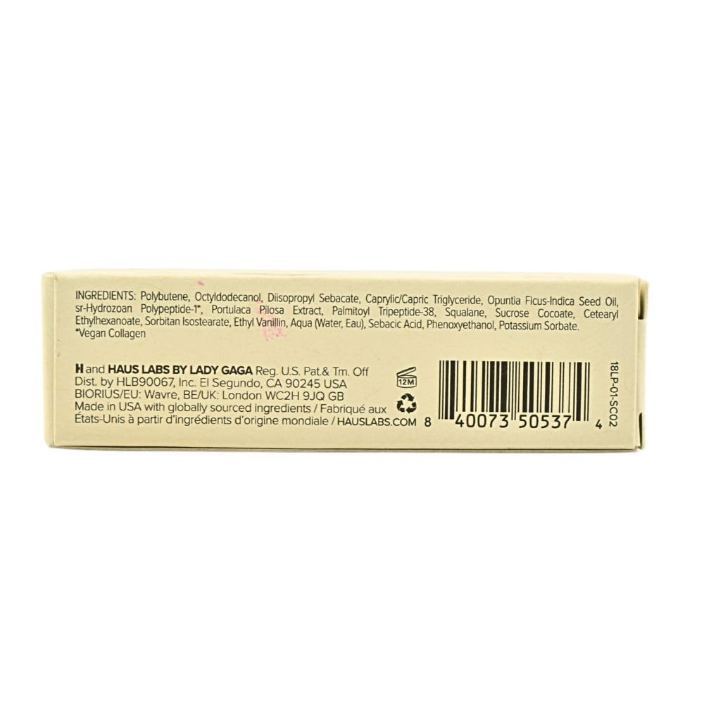 HAUS LABS BY LADY GAGA PhD Hybrid Hydrating Tinted Lip Oil Neutral Clear, Clean Vegan Lip Gloss Balm, Non-Sticky Shine, Moisturizing, 0.25 oz Haus Laboratories buy supplements canada