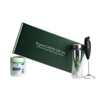 Holiday Gift Set, Joint Support with Univestin®, Glucosamine, Chondroitin & MSM — Bottle & Frother Included, Green Apple Flavor, 30 Servings Univera buy supplements canada