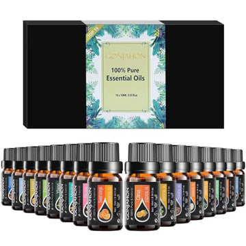 KMSCO Essential Oils Set -Top 16(0.33Fl Oz) Organic Plant Natural Fragrance Scents Blends Oil KMSCO buy supplements canada