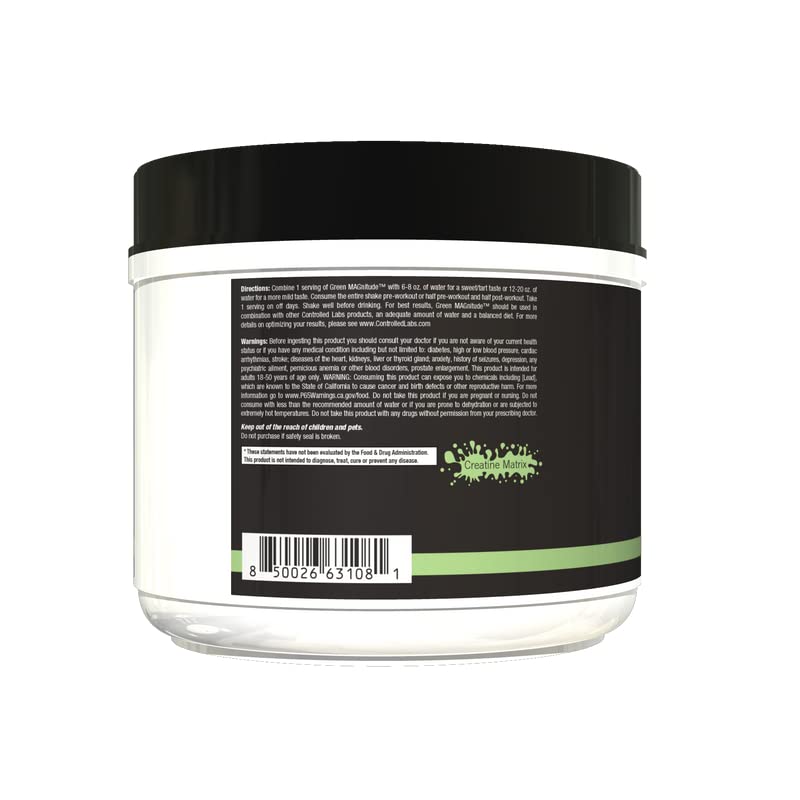 CONTROLLED LABS Green Magnitude Supplement, Synergistic Creatine Formula Powder CONTROLLED LABS buy supplements canada