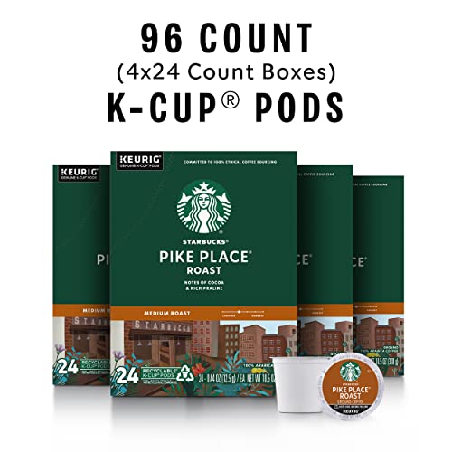 Starbucks K-Cup Coffee Pods—Medium Roast Coffee—Pike Place Roast for Keurig Starbucks buy supplements canada