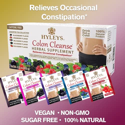 Hyleys Colon Cleanse Tea Assorted Flavors - 42 Tea Bags (12 Pack - 504 Tea Bags Total) HYLEYS buy supplements canada