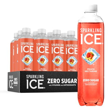 Sparkling Ice, Peach Nectarine Sparkling Water, Zero Sugar Flavored Water, with Vitamins Sparkling ICE buy supplements canada