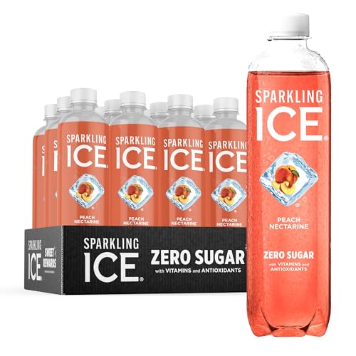 Sparkling Ice, Peach Nectarine Sparkling Water, Zero Sugar Flavored Water, with Vitamins Sparkling ICE buy supplements canada