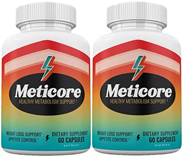 (Official) 2 Pack Meticore Weight Management Pills, Energy Support, 120 Capsules Gold Nutra buy supplements canada