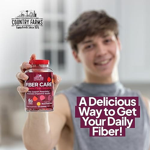 Country Farms Fiber Care Prebiotic Gummies, 6g of Fiber Per Serving, FOS from Beets Country Farms buy supplements canada