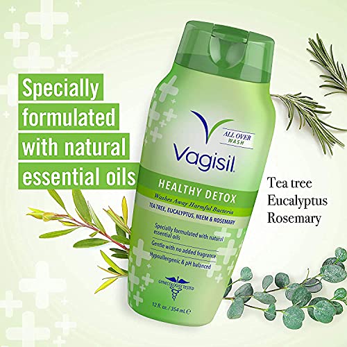 Vagisil Feminine Wash for Intimate Area Hygiene, Healthy Detox, All Over Body Wash for Women Vagisil buy supplements canada