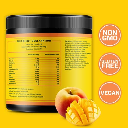 Key Nutrients Electrolytes Powder - Tropical Peach Mango Drink Mix 90 Servings KEY NUTRIENTS buy supplements canada