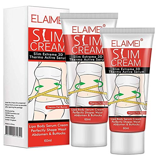 Hot Cream Belly Fat Burner (2 pack), Fat Burning Cream for Stomach, Legs, Abdomen ELAIMEI buy supplements canada