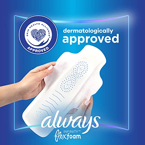 Always Infinity Feminine Pads For Women, Size 4 Overnight Absorbency, Multipack, With Flexfoam Always buy supplements canada