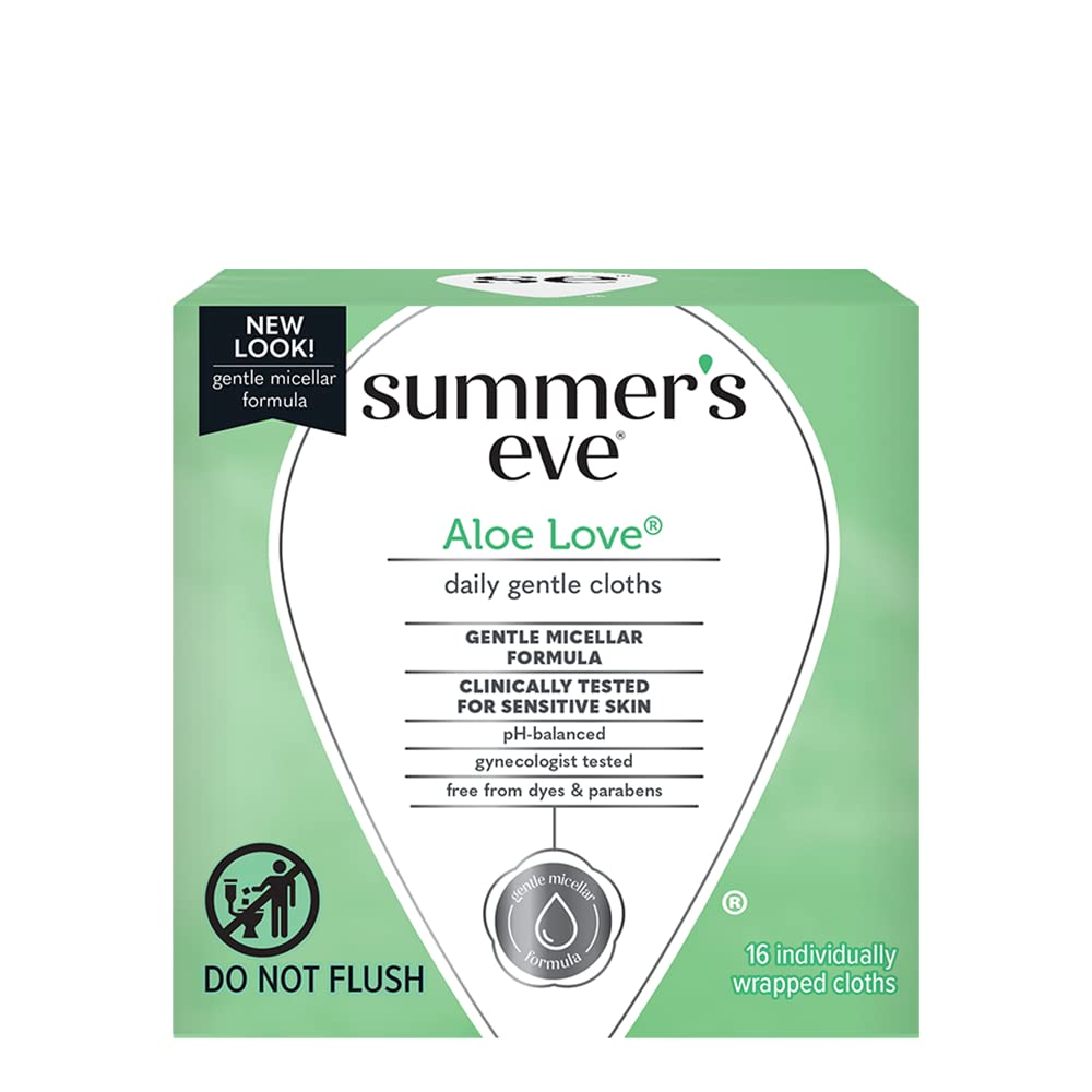 Summers Eve Cleansing Cloths 16 Count Aloe Love (6 Pack) Summer's Eve buy supplements canada