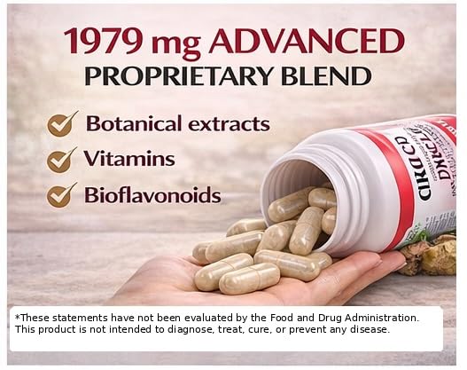 Circulation & Vein Support Supplement - Vitamins E & B3, Ginkgo Biloba, Horse Chestnut, Gotu Kola, Grape Seed, Butcher's Broom & Citrus Bioflavonoids - 1979 mg Formula - 90 Capsules - 30 Days Supply. Main Products buy supplements canada