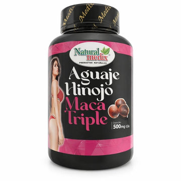 Natural medix Aguaje Hinojo Maca Triple (Maca Root Supplement) Premium 100 Capsules | Premium Botanical Blend for Feminine Balance & Confidence Natural medix buy supplements canada