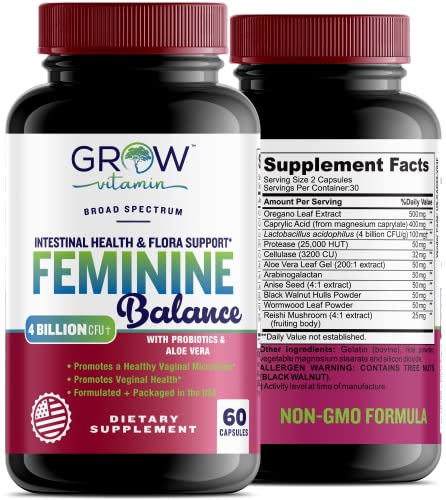Feminine Balance Complex | Candida Support | Oregano & Caprylic Acid Blend grow vitamin buy supplements canada