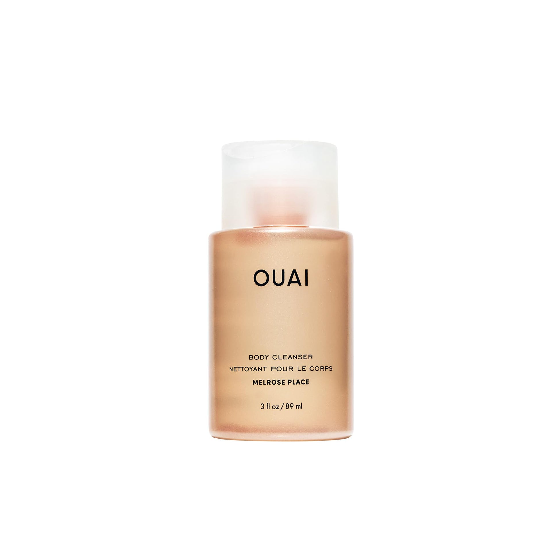 OUAI Body Cleanser Travel Size, Melrose Place - Foaming Body Wash with Jojoba Oil & Rosehip Oil to Hydrate, Balance & Soften Skin - Paraben, Phthalate, Sulfate Free Skin Care Products (3 Fl Oz) OUAI buy supplements canada