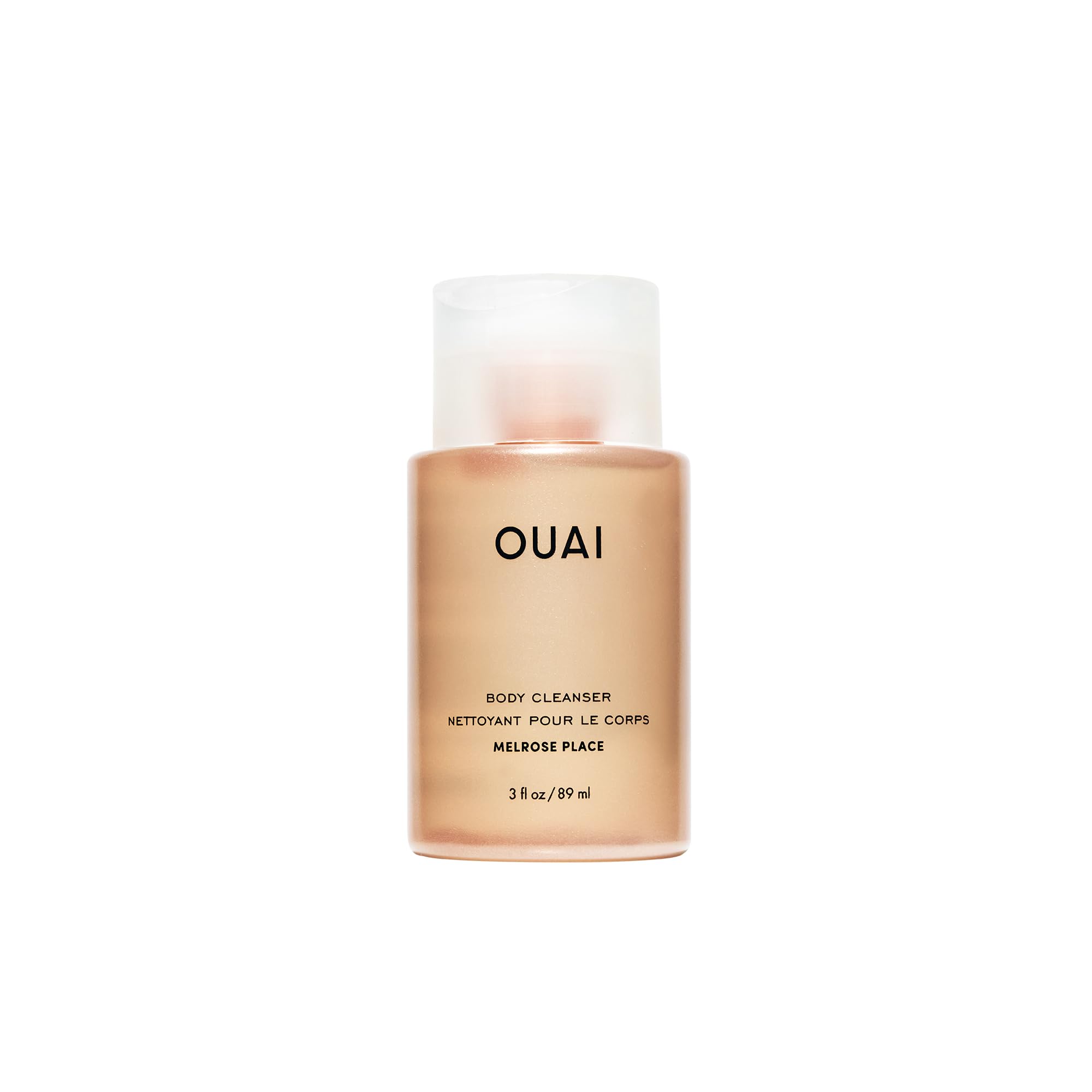 OUAI Body Cleanser Travel Size, Melrose Place - Foaming Body Wash with Jojoba Oil & Rosehip Oil to Hydrate, Balance & Soften Skin - Paraben, Phthalate, Sulfate Free Skin Care Products (3 Fl Oz) OUAI buy supplements canada