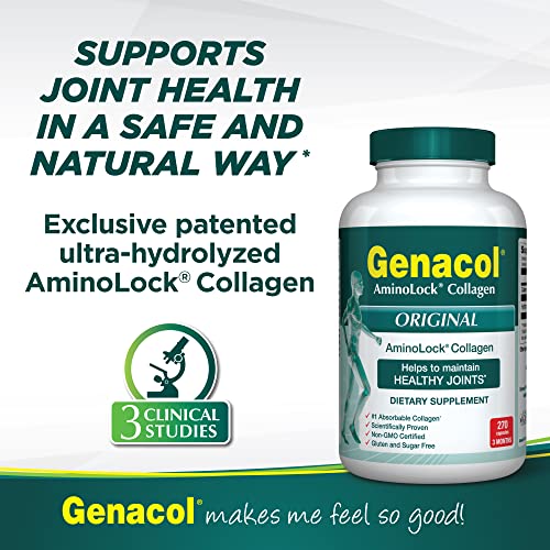 GENACOL Joint Supplement Collagen Pills for Joint Support - 270 Premium Collagen Genacol buy supplements canada