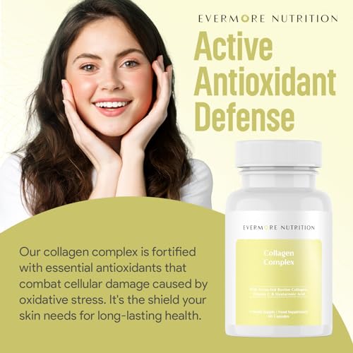 EVERMORE NUTRITION Grass Fed Collagen Complex with Hyaluronic Acid, Vitamin C and Active Peptides EVERMORE NUTRITION buy supplements canada