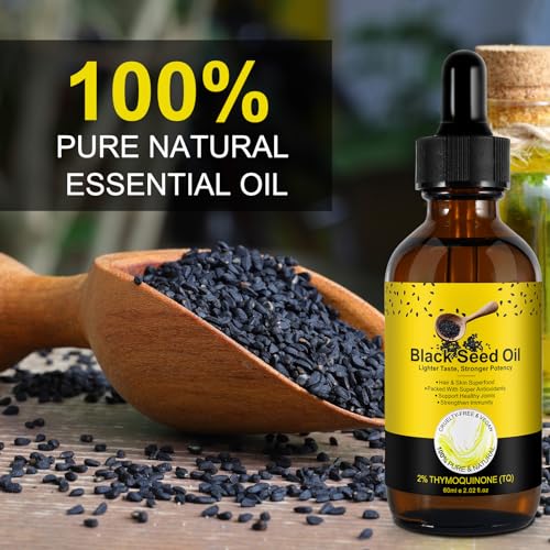 2 Pack Black Seed Oil, Organic Cold Pressed Unrefined Black Seed Oil, Pure Natural Black BDBFZCFP buy supplements canada