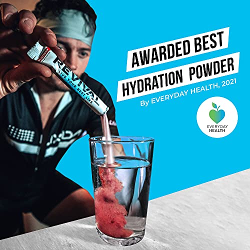 Revival Rapid Rehydration Electrolytes Powder - High Strength Vitamin C, B1, B3, B5, B12 Revival Shots buy supplements canada