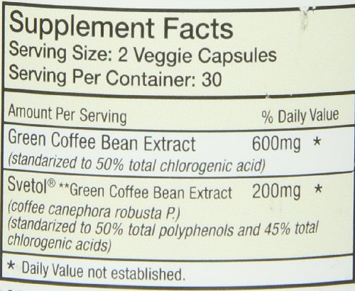 Absolute Nutrition Diet Supplement, Green Coffee Bean Extract with Svetol, 60 Count Absolute Nutrition buy supplements canada