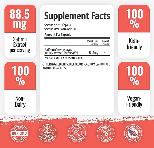 1 Body Saffron Extract 8825 – Antioxidant & Mood Support Saffron Supplement 1 Body buy supplements canada