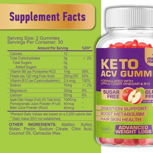 Keto Acv Gummies for Advanced Weight Loss & Belly Fat Burn - Pro Active Super Apple Cider Mood Mingle buy supplements canada