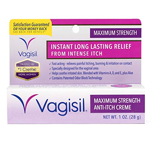 Vagisil Maximum Strength Feminine Anti-Itch Cream with Benzocaine for Women, Helps Relieve Yeast Vagisil buy supplements canada
