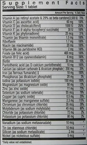 Windmill MILLTRIUM H/P Multi-VIT TAB 100 (061AM) Windmill buy supplements canada