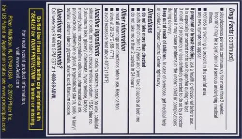 Advil PM Pain Reliever and Nighttime Sleep Aid, Pain Medicine with Ibuprofen for Pain Relief and Diphenhydramine Citrate for A Sleep Aid - 120 Coated Caplets (Pack of 2) Advil buy supplements canada