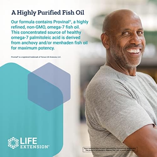 Provinal Purified Omega-7 - Daily Essential Omega 7 Fatty Acids Supplement, Palmitoleic Life Extension buy supplements canada