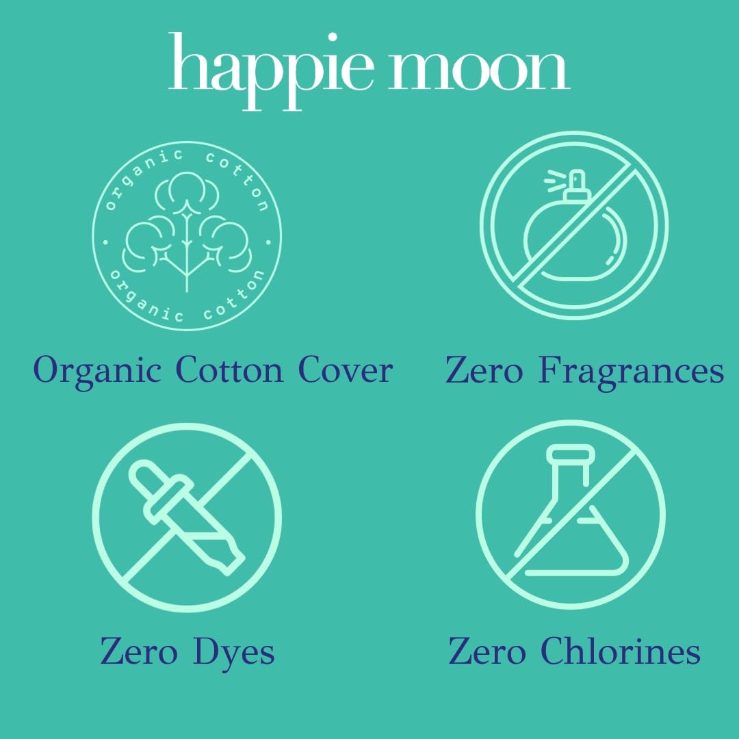 happie moon Tween and Teen Pads | Small Organic Cotton Cover Period Pads | Ultra Thin Cotton Pads Happie Moon buy supplements canada