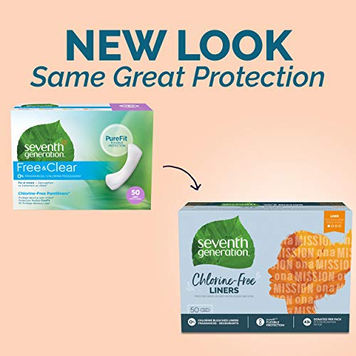 Seventh Generation Pantiliner Pads, Free & Clear, 50 Count Seventh Generation buy supplements canada