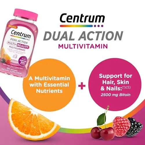 Centrum Multivitamin Gummy, 100 Count (Pack of 1) Centrum buy supplements canada