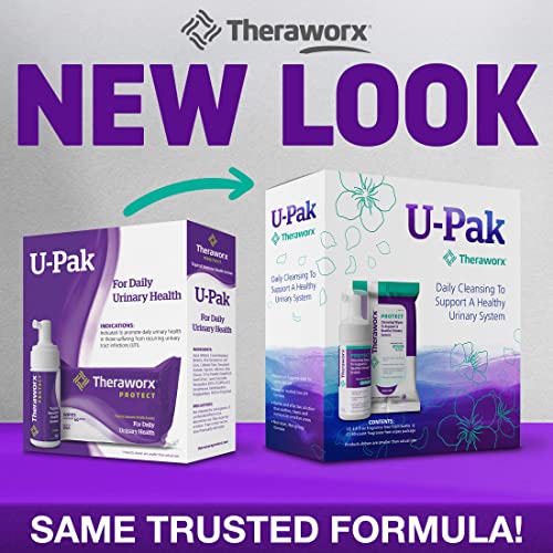Theraworx Protect U-Pak 60-Ct Wipes & Hygiene Foam 3.4 oz for Urinary Health (Pack of 1) THERAWORX PROTECT buy supplements canada