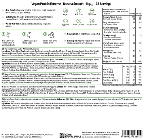 Protein Works - Vegan Protein Extreme | 29g Plant Based Protein | Added Vitamin Blend Protein Works buy supplements canada