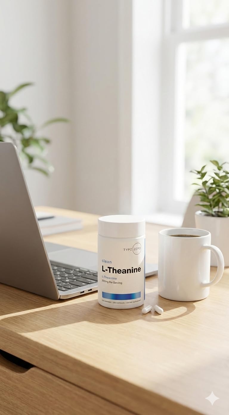 Type Zero L-Theanine (200mg) 200 Capsules - Clean L-Theanine Supplement, Keto, GMO-Free Type Zero buy supplements canada