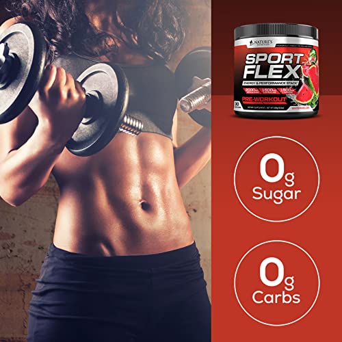 Pre Workout Powder with Beta Alanine, L-Citrulline & L-Arginine | PreWorkout Energy Powder Nature's Nutrition buy supplements canada