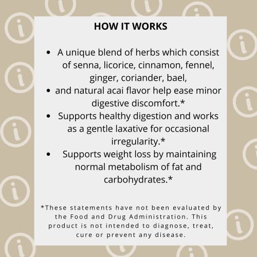 Hyleys Colon Cleanse Tea Blackberry Flavor - 50 Tea Bags (6 Pack - 300 Tea Bags Total) HYLEYS buy supplements canada