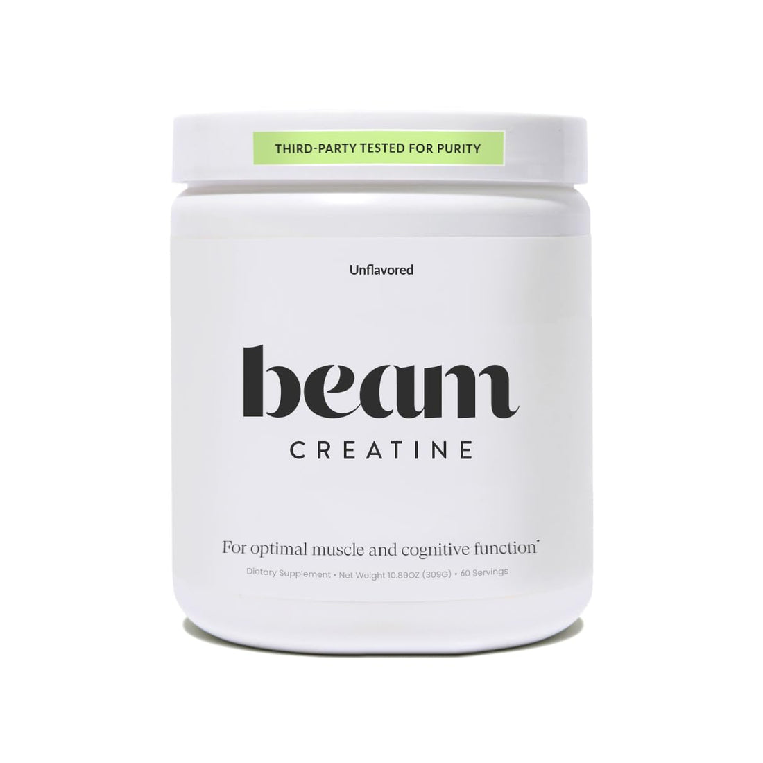 Beam Creatine Monohydrate Powder – 5g Micronized Creatine Monohydrate, Third Party Tested Creatine for Women & Men, Muscle Strength, Growth, Recovery & Cognitive Support, Unflavored, 60 Servings Beam buy supplements canada