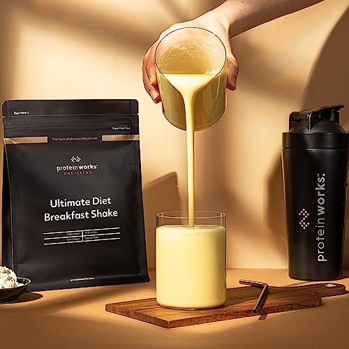 Protein Works - Ultimate Diet Breakfast Shake | Low Calorie Breakfast Shake | Low Sugar High Protein Breakfast Protein Works buy supplements canada