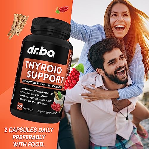 Thyroid Support for Women & Men Supplement - Natural Metabolism, Mood & Energy Enhancer DR. BO buy supplements canada